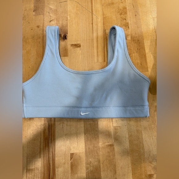 Nike Other - Nike Womens Light Support Lightly Lined Ribbed Soft Comfort Sports Bra Blue